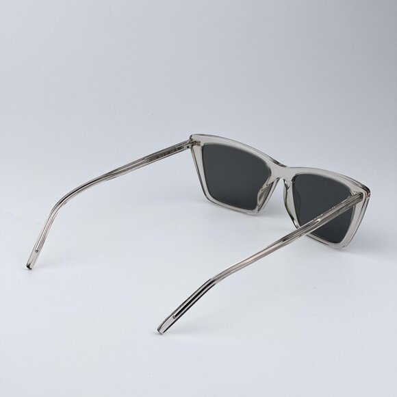 Saint Laurent SL737 MICA THIN 004 Women BRAND NEW Sunglasses Transparent Beige